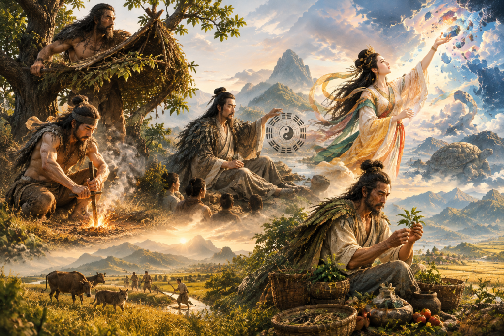 Five Culture Heroes of Ancient China